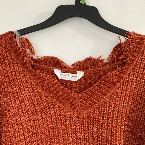 NWOT 🎀 Belle Du Jour Destructed Sweater - Picture 9 of 13